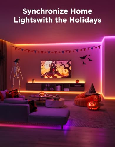 Govee RGBIC LED Strip Lights 32.8ft with Covers - Image 2