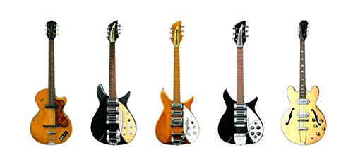 Image of John Lennon's Guitars Greeting Card, DL Size
