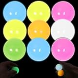 9pcs-2.4in Lumi Balls,Dream Balls,Glow in The Dark Sticky Balls That Stick to The Ceiling,Stocking Stuffers,Stress Relievers Stress Balls for Kids and Adults,Elevated Balls,ASMR Cool Stuff for Teens