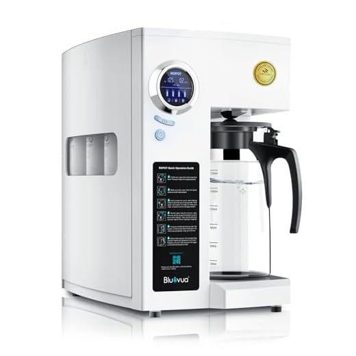 Bluevua RO100ROPOT Reverse Osmosis System Countertop Water Filter, 4 Stage Purification, Counter RO Filtration, 2:1 Pure to Drain, Purified Tap Water, Portable Water Purifier for Home