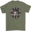 Union Jack Bodybuilding Gym Training Spartan Mens T-Shirt 100% Cotton Black L #3