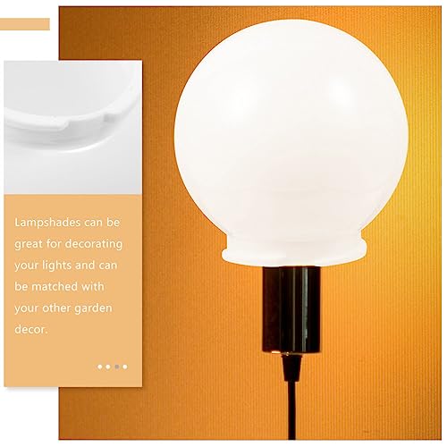 Image of DOITOOL Ceiling Fan Lamp Replacement Clear Acrylic Lamp Post Globes for Light Fixtures 12cm Acrylic Replacement Globe Lamp Shade Ball Lampshade Cover Sphere Shade for Pendant Light