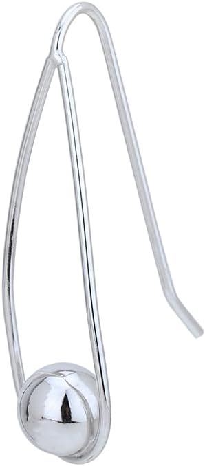 Vanbelle Sterling Silver Jewelry - Rhodium Plated with 925 Stamp - Tear Drop Earring - Elegant handcrafted Earring for Women
