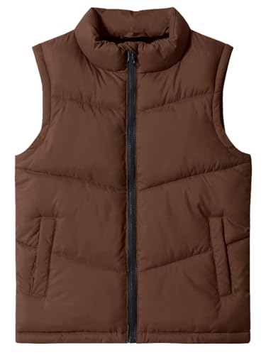 Image of Meikulo Boys Puffer Vest Zip Up Quilted Gilet Sleeveless Jackets