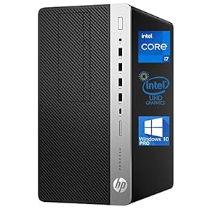 HP ProDesk 600 G3 Mini-Tower- i7-6700, 32GB Ram, 1TB SSD, AMD Radeon RX 460 2GB, DisplayPort, DVI, HDMI 4K Support, USB-Type-C, AC WI-FI, Bluetooth – Windows 10 Pro (Renewed)