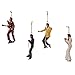 Kurt Adler 2.5-Inch Resin Elvis Presley 4-Piece Ornament Gift Set