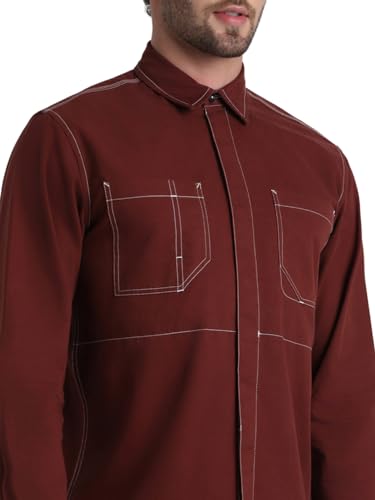 Image of Jack & Jones Men's Solid Regular Fit Shirt