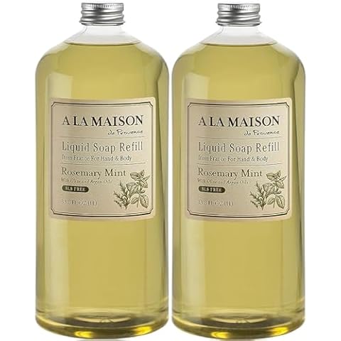 A LA MAISON Rosemary Mint Hand Soap Refill Cover