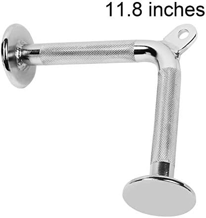 KINJOEK X-Large 11.8 inches Tricep V-Shaped Bar, Stainless Steel Tricep Press Pull Down Bar for Home Fitness and Gym Training Exercise