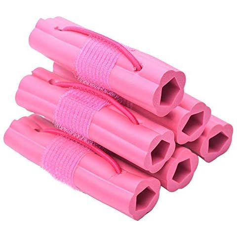 Gcroet 6PCS Magie Schaum-Schwamm-Haar-Lockenwickler Weiche DIY Wellig Lockenwickler Keine Wärme Schlafen Lockenwickler Tragbarer Lockenwickler Styling Werkzeuge Cover