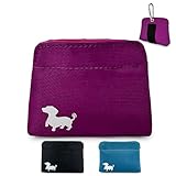 Swaggly Extra Small Dog Treat Pouch – Slim Magnetic Pocket Dog Treat Bag for Walking & Training – Discreet Clip On Treat Pouch for Leash, Waistband or Pocket – Mess Free Storage (Pink)