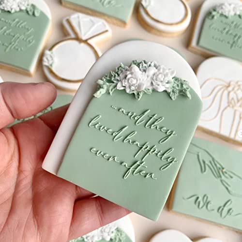 6 Pcs Arch Door Rainbow Circle Cloud Hexagon Bear Cookie Cutters Set Geometry Stainless Steel Biscuit Cutter #TOP5