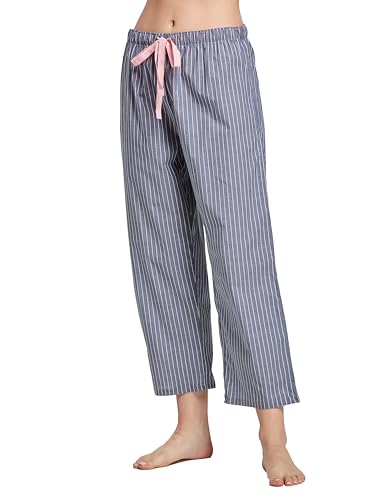 Image of CYZ Comfortable Cotton Capri Woven Pajamas for Women, Casual Capris for Women, Perfect for Daily Wear and Sleepwear