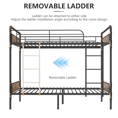 Whalefall 790 2 In 1 Metal Bunk Bed Twin Over Twin thumb #5