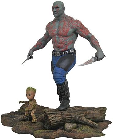 DIAMOND SELECT TOYS Marvel Gallery Guardians of The Galaxy Vol. 2 Drax & Groot PVC Figure