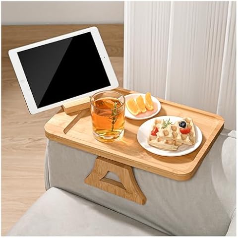Lexda Bamboo Couch Arm Tray Cover