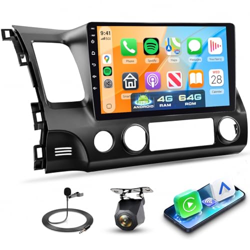 METEESER 4+64G Car Sereo for Honda Civic 2006 2007 2008 2009 2010 2011