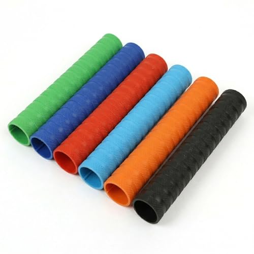 KNK Cricket Bat Grip | Rubber Replacement Bat Grip for Cricket Bat | Universal Fit for Standard Bats. (3 PYRAMID)