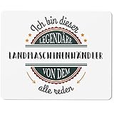 JUNIWORDS Mauspad Mousepad, Ich Bin Dieser legendäre Landmaschinenhändler, von dem alle reden (5057443)