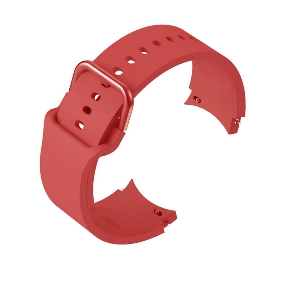 Nioxik Metal Buckle Original Strap Band Compatible with Samsung Galaxy Watch 6/5/4 44/40mm, Classic 6 47/43mm, 5 Pro 45mm, 4 Classic 46/42mm, 3 41mm, Active 1&2 Smart Watch Straps (RED) (B0CL14G6FW) Amazon Price History, Amazon Price Tracker