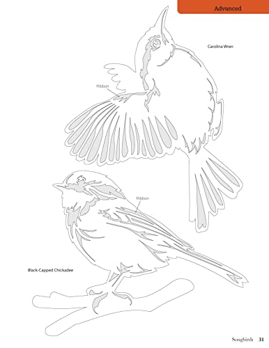 Ultimate Book of Scroll Saw Patterns: Over 200 Designs for Appliques, Ornaments, Wall Art & More (Fox Chapel Publishing) Beginner to Advanced Fretwork Plans - Holiday Decor, Wildlife, Trivets, Flowers - Image 4