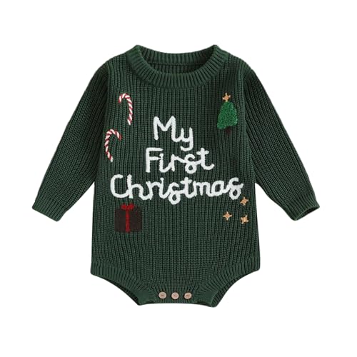 Thorn Tree My First Thanksgiving Baby Girl Outfit Turkey Long Sleeve Baby Boy Sweater Unisex Newborn Infant Sweatshirt Romper