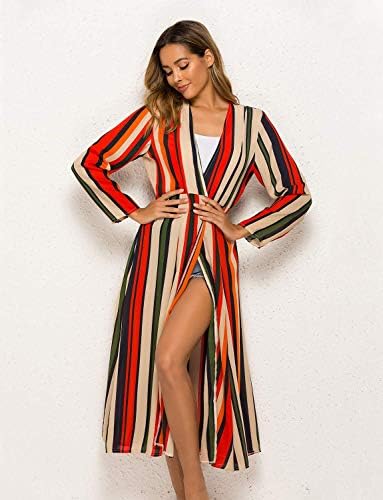 Women's Kimono Boho Style Open-Front 