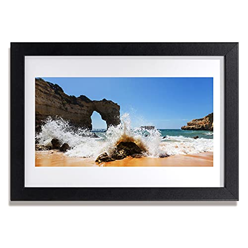 Image photo salon et cuisine Tulup affiche encadrée 30x20 paysage marin authentique