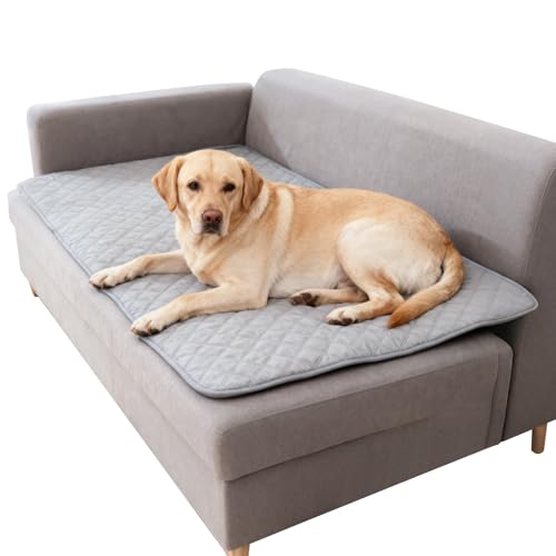 GZRXIOUS Couverture Chien Imperméable, 100x150 cm Tapis Chien Antidérapant Lavable Protection Canapé Lit Voiture Couverture Étanche pour Chien Usage Quotidien et Déplacements