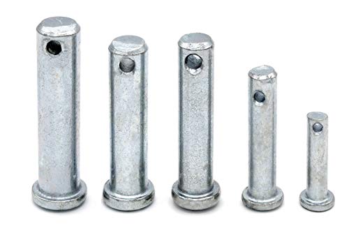 HEAVYTOOL® - Perno de seguridad galvanizado 10 mm x 32 mm [10 unidades], perno...