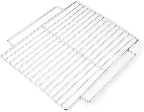 . 313499 Roasting and Cooling Rack, Stainless Steel Non-Stick Barbecue BBQ Rack Baking Wire Mesh Grill(SS) 2