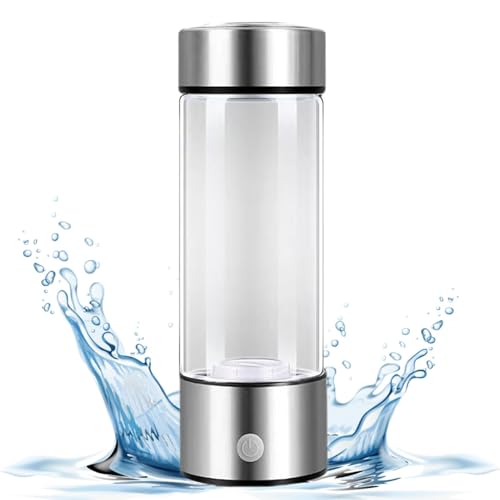 Bouteille d'eau à hydrogène anti-chute avec son gobelet de qualité alimentaire de 420ml