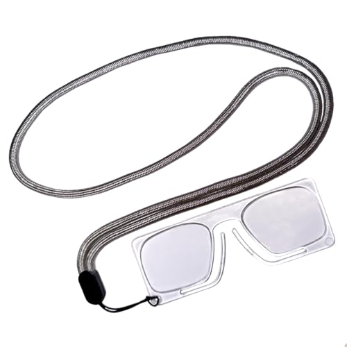 Ótica fina para pesca com mosca, lupa de nariz de encaixe para usar com uma mão. 8299