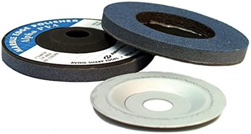 Extra Coarse Aluminum Oxide PVA Polishing Pads 10pcs Grey for Angle Grinder