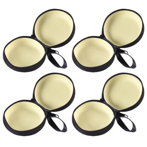 Milisten Bolsas de Almacenamiento Redondeadas de Hojalata para Monedas, 4 Piezas Diseño Creativo de Fútbol, Pequeñas Bolsas para Cambio y Contenedor Multifuncional para Uso Color Aleatorio