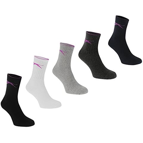 Slazenger Women's 5 Pack Crew Socks Cover