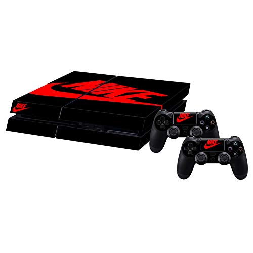 PS4 Whole Body Vinyl Skin Sticker Decal Cover for Playstation 4 System Console and Controllers - Black Shoebox - Thumbnail 2