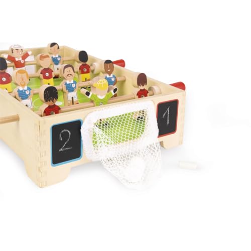 Janod - Champions Mini Wooden Table Football - For children from the Age of 3, J02070, Multicolored – Bild 3