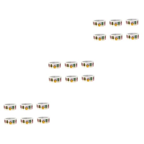 TEHAUX 18 Uds DIY cinta adhesiva linda cinta washi cinta de Goon cinta adhesiva decorativa Washi Masking Helado Fiesta Washi cinta de papel DIY