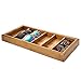MyGift 7 x 15 inch Modern Bamboo 6-Slot Sunglasses Storage Case, Eyewear Display Tray