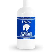 منظف ومعطر Ultra Horse Bit يحافظ على نظافة ومعطرات Horse Bit | يزيل اللعاب الجاف ويطهر | يضمن لمعان Show Ring Ready | طعم النعناع اللطيف | صنع في الولايات المتحدة الأمريكية، 32 أونصة