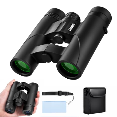 Binoculares compactos 10x25 para niños y adultos miniatura 1
