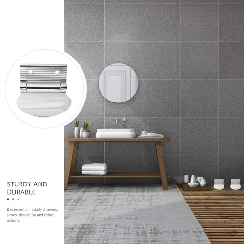 Reposapiés para baño antideslizante NUOBESTY de aluminio 4