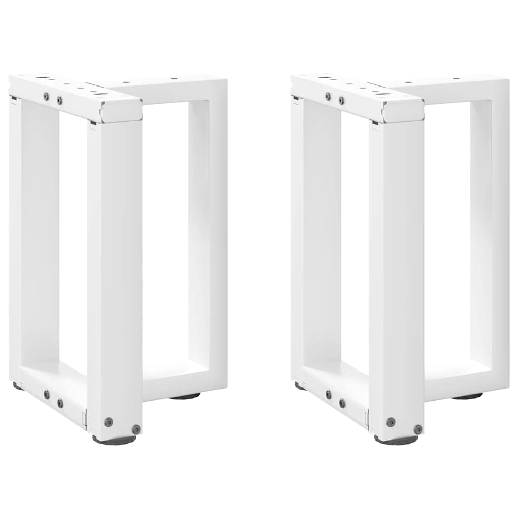 Patas de mesa de café en acero blanco para proyectos de decoración nórdica en casa