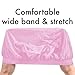DONNA Comfort Band Kids Bonnet – Soft & Silky Satin Sleep Cap for Girls, Wide Elastic Band Design, Gentle Hair Protection for Children, Stays On All Night, Red Colors