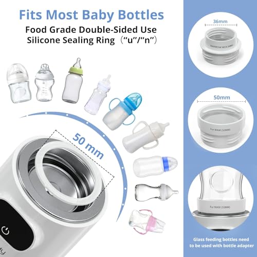 Chauffe-biberon portable sans fil haut de gamme avec écran LCD de précision - 5