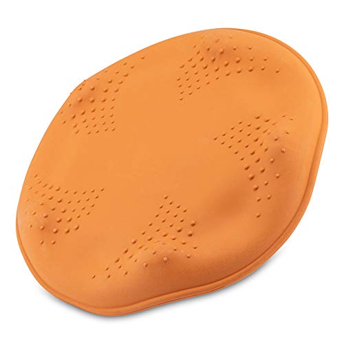 Beco Flyer - Natural Rubber Fetch Frisbee for Dogs - Orange