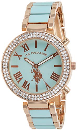 U.S. Polo Assn. Reloj de cuarzo verde para mujer (modelo: USC40083)