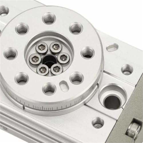 Vérin pneumatique robuste MSQB-20A en alliage d'aluminium à angle réglable - 5