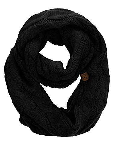 C.C Women's Winter Cable Knit Sherpa Lined Warm...
